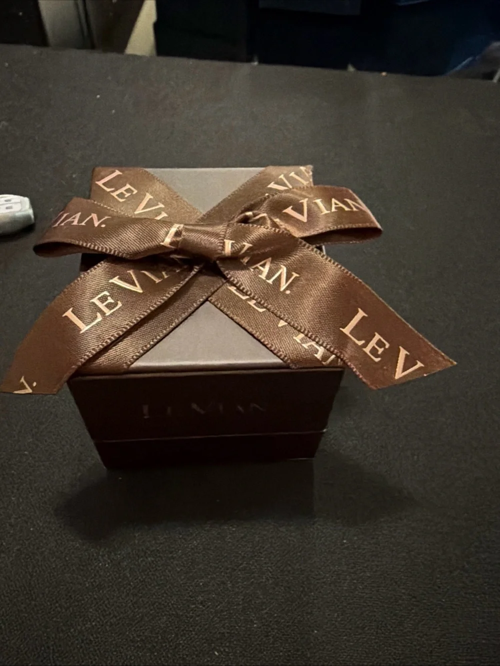 Le Vian 14k Vanilla Gold Chocolate Diamond Cross Cross Ring